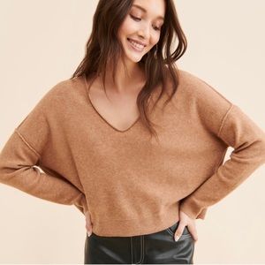 Anthropologie/Pilcro 100% Cashmere Sweater